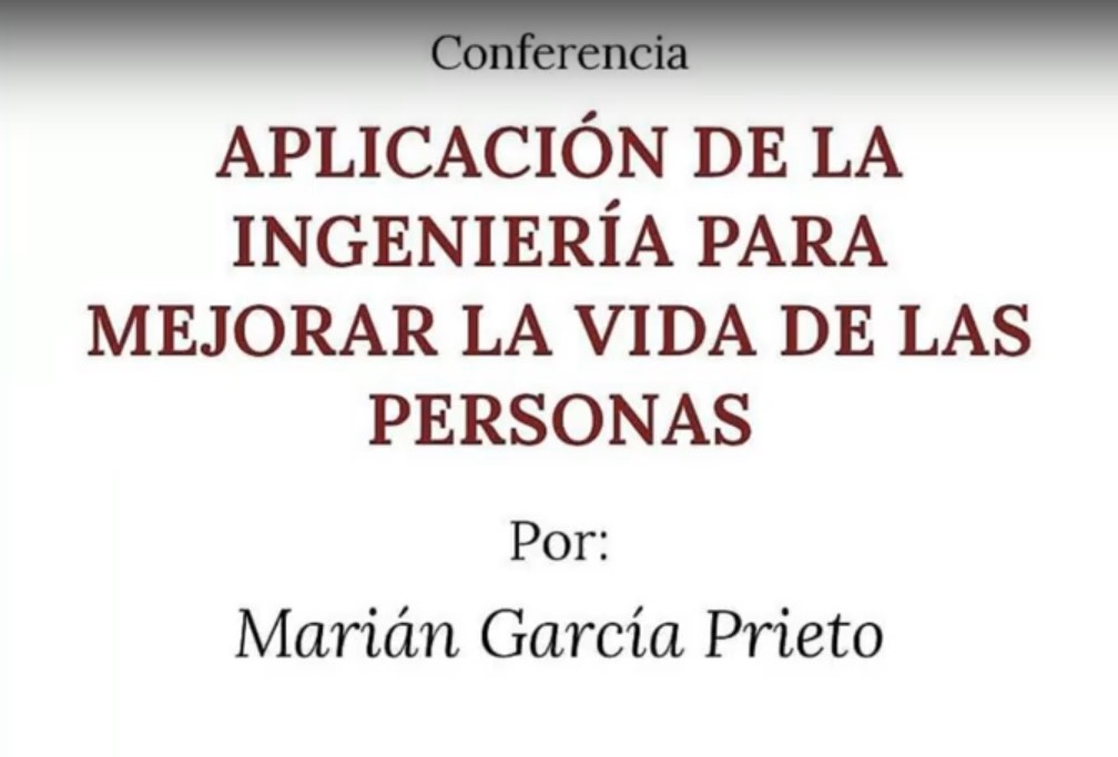 Marian García (p 1988) habla en el Ateneo sobre Ingeniería para la vida