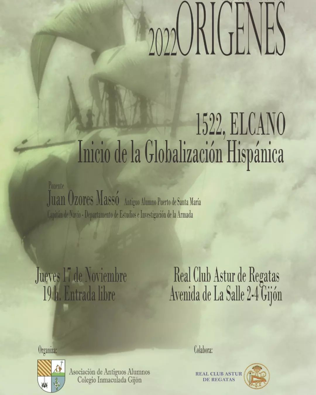Conferencia 1522 Elcano, inicio de la globalización hispánica