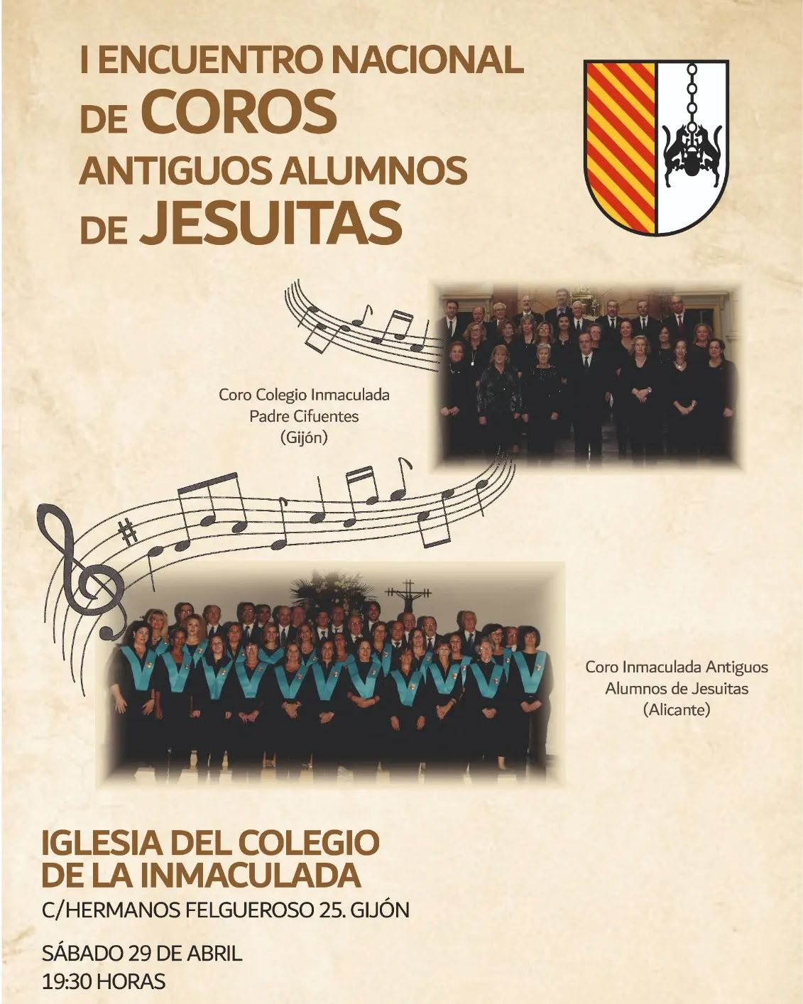 I encuentro nacional de coros de antiguos alumnos de jesuitas  Gijón 2023